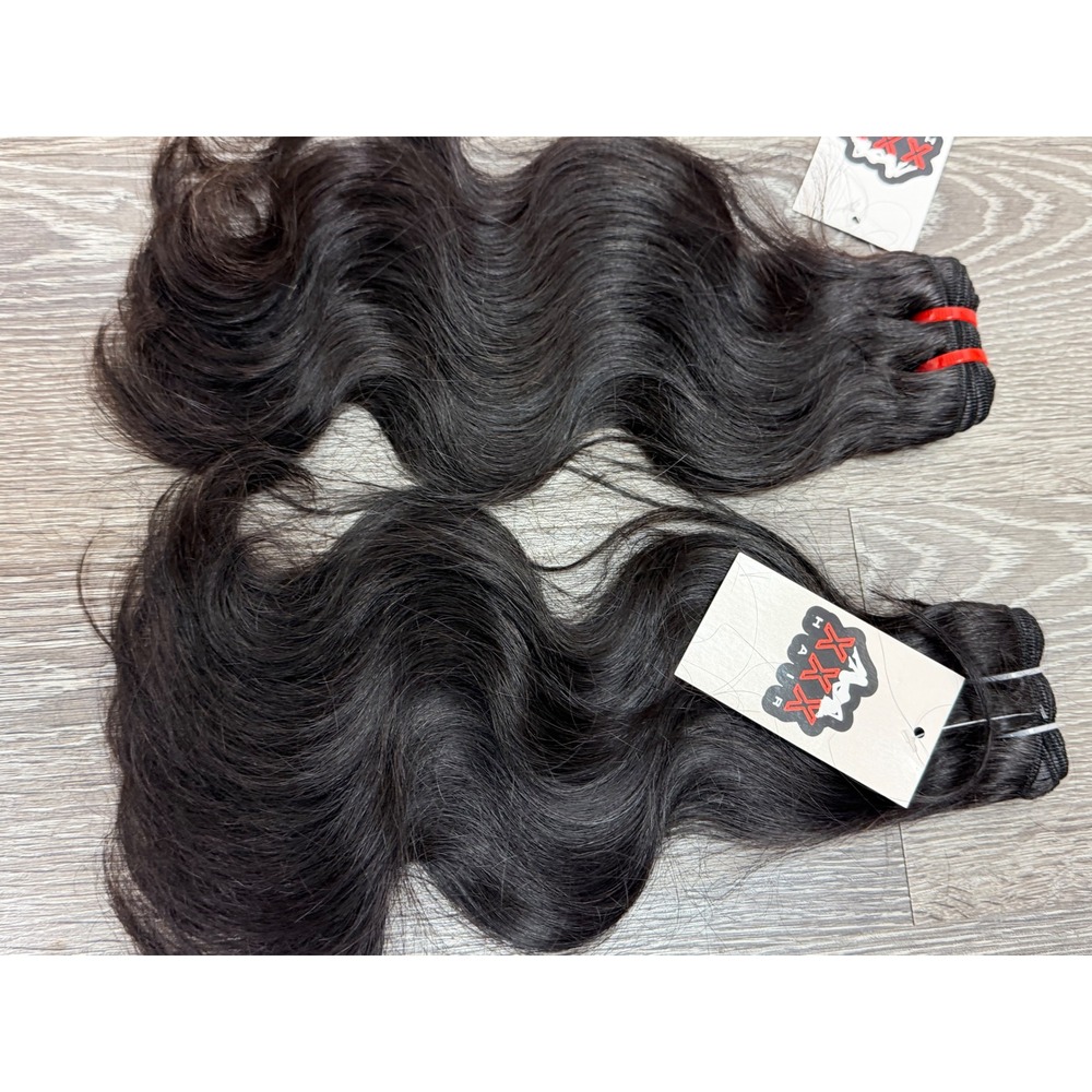 2 Bundles Virgin Brazilian Body Wave Human Hair Deal 14"14" - Picture 3 of 3